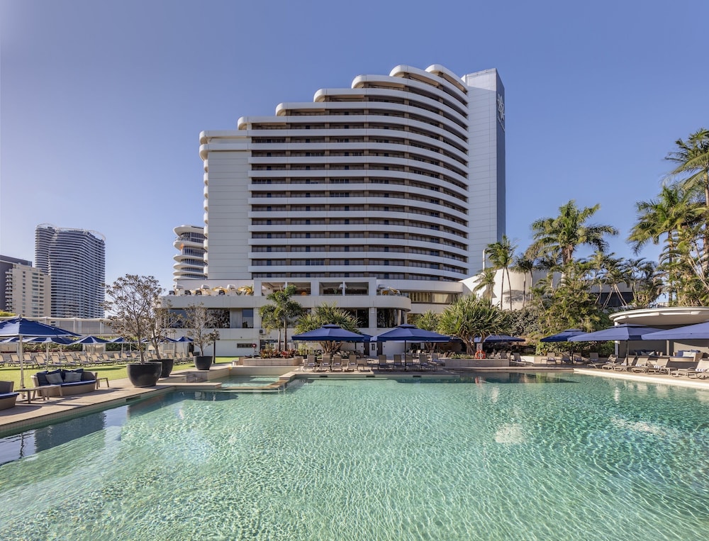 Outdoor pool, The Star Grand at The Star Gold Coast