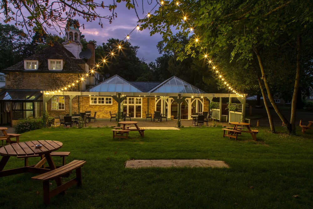 Outdoor dining, Orton Hall Hotel & Spa