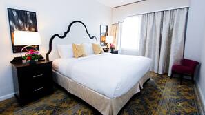 Premium bedding, in-room safe, desk, blackout curtains