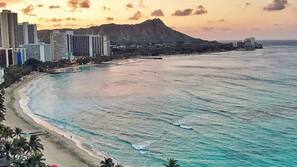 Beach nearby, sun loungers, beach umbrellas, snorkeling