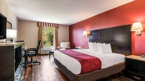 In-room safe, desk, iron/ironing board, free cribs/infant beds