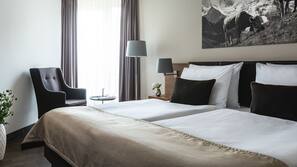 Literie de qualité supérieure, coffre-forts dans les chambres, bureau