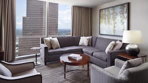 Premium bedding, down duvet, pillow top beds, in-room safe