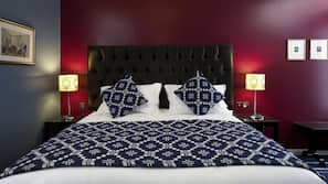 Egyptian cotton sheets, free minibar, in-room safe