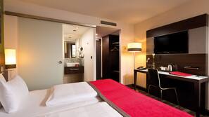 Premium bedding, minibar, in-room safe, desk