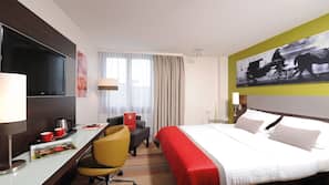 Premium bedding, minibar, in-room safe, desk