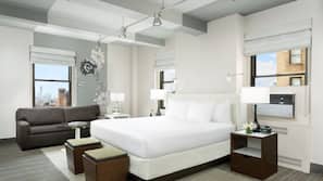 Premium bedding, pillow top beds, in-room safe, desk