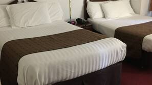 In-room safe, desk, laptop workspace, iron/ironing board