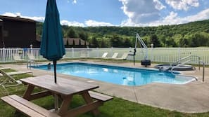 Seasonal outdoor pool