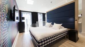 Biancheria da letto di alta qualità, minibar, una cassaforte in camera