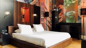 Biancheria da letto di alta qualità, minibar, una cassaforte in camera