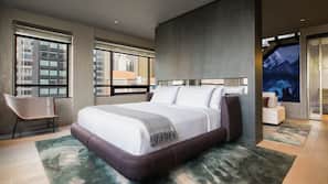 Frette Italian sheets, premium bedding, minibar, in-room safe