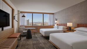 Pillowtop beds, in-room safe, desk, laptop workspace