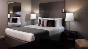 Premium bedding, down duvet, pillow top beds, in-room safe