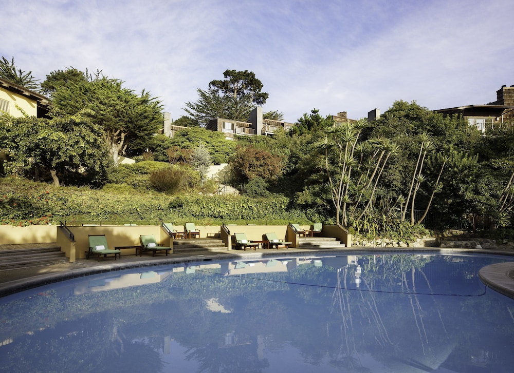 Outdoor pool, Hyatt Carmel Highlands, Overlooking Big Sur Coast