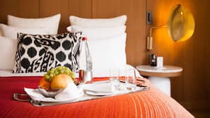 Biancheria da letto di alta qualità, minibar, una cassaforte in camera