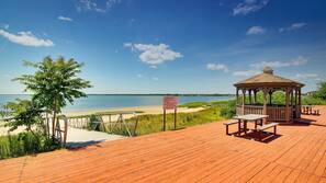 Private beach, windsurfing, kayaking