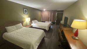 Blackout drapes, iron/ironing board, free WiFi, linens