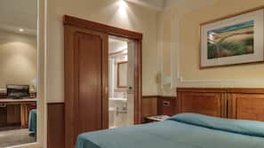 Biancheria da letto di alta qualità, materassi in memory foam, minibar