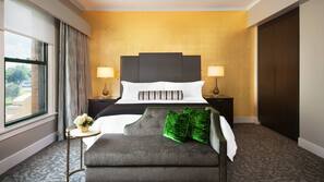 Premium bedding, pillowtop beds, in-room safe, desk