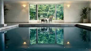 Indoor pool, outdoor pool