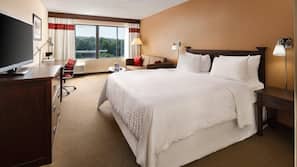 In-room safe, desk, laptop workspace, blackout drapes