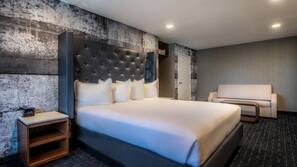 In-room safe, blackout curtains, iron/ironing board