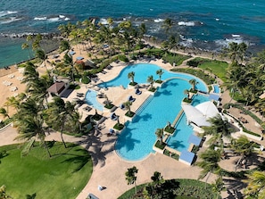 3 outdoor pools, cabanas (surcharge), pool umbrellas