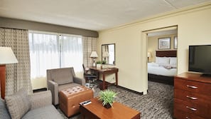 Premium bedding, down comforters, pillowtop beds, in-room safe