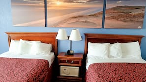 In-room safe, desk, blackout drapes, free cribs/infant beds