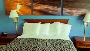 In-room safe, desk, blackout drapes, free cribs/infant beds