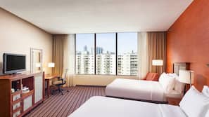 In-room safe, desk, iron/ironing board, free cribs/infant beds