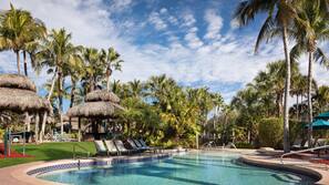 3 outdoor pools, pool cabanas (surcharge), pool umbrellas