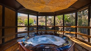 Indoor spa bath