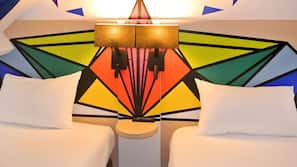 Coffres-forts dans les chambres, bureau, rideaux occultants