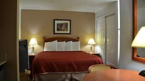 In-room safe, desk, iron/ironing board, free cribs/infant beds