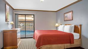 In-room safe, desk, iron/ironing board, free cribs/infant beds