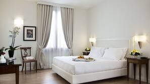 Biancheria da letto di alta qualità, minibar, una cassaforte in camera