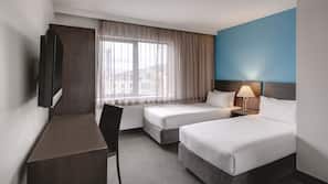 In-room safe, desk, blackout curtains, iron/ironing board