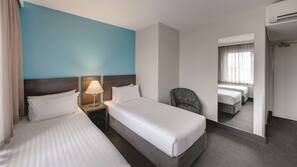 In-room safe, desk, blackout curtains, iron/ironing board