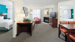 In-room safe, desk, iron/ironing board, free cribs/infant beds