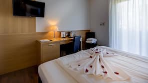 Biancheria da letto di alta qualità, minibar, una cassaforte in camera