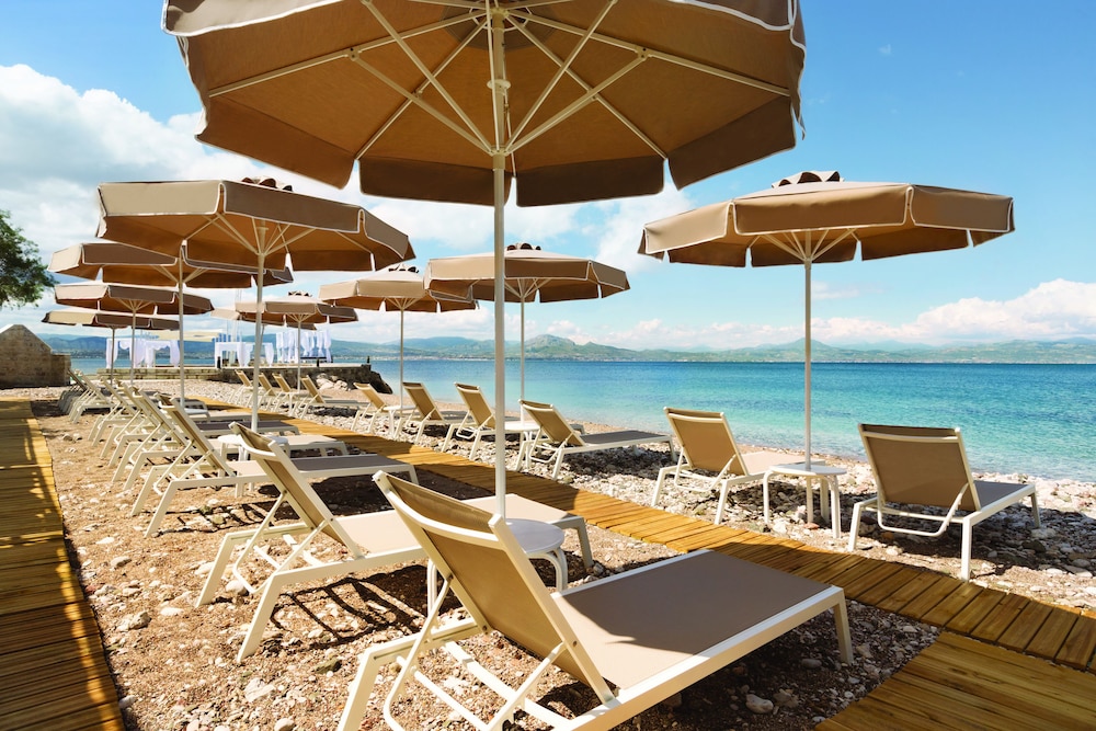 Beach, Wyndham Loutraki Poseidon Resort