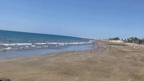 On the beach