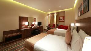 Premium bedding, minibar, in-room safe, desk