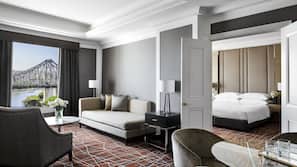 Premium bedding, down duvet, in-room safe, desk