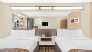 In-room safe, desk, iron/ironing board, cots/infant beds