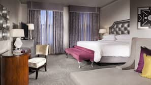 Premium bedding, in-room safe, desk, blackout drapes
