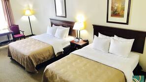In-room safe, desk, iron/ironing board, free cribs/infant beds