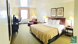 In-room safe, desk, iron/ironing board, free cribs/infant beds